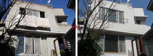 外壁・内壁・屋根ガイナ塗装工事　施工前と施工後.jpg