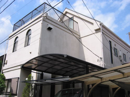 船橋市のＩ様邸_外壁屋根塗装前.jpg