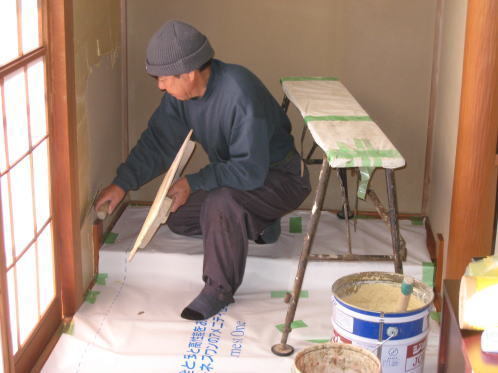 1F和室京壁の塗り替え.jpg